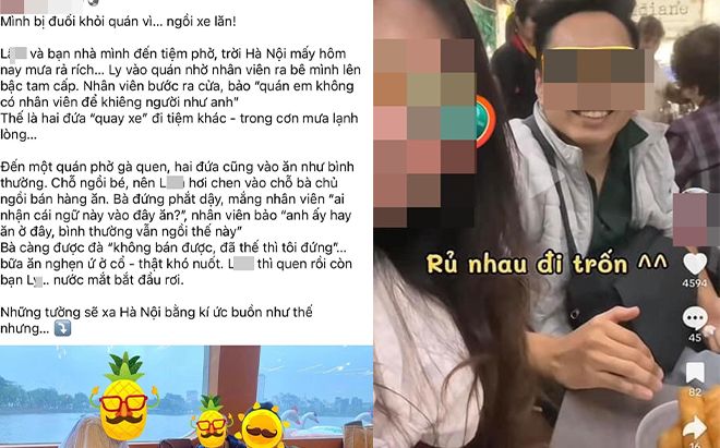 Xôn xao TikToker nổi tiếng bị đuổi khỏi quán phở ở Hà Nội vì ngồi xe lăn