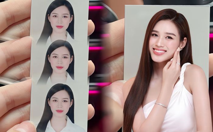 Hoa hậu Đỗ Thị Hà gây sốt với khung ảnh thẻ khoe ngũ quan sắc nét