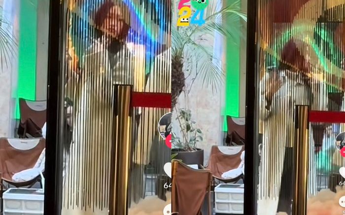 Doãn Hải My để lộ vòng 2 lùm lùm dưới ống kính của 'team qua đường'