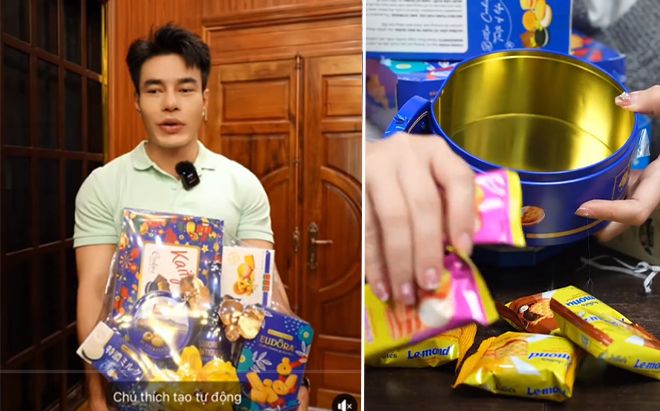 Bán set quà Tết 450k, Lê Dương Bảo Lâm khiến netizen phản ứng dữ dội: 'Chỉ mang tính chất minh họa thôi'