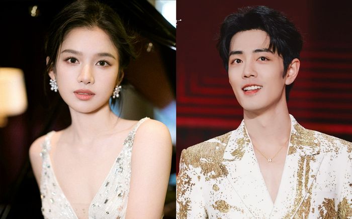 Lộ cảnh tình tứ của Tiêu Chiến - Trương Tịnh trên phim trường Tàng Hải Truyện