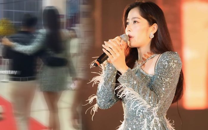 Nam Em được chồng sắp cưới hộ tống đi diễn, tình tứ ôm eo mọi lúc mọi nơi