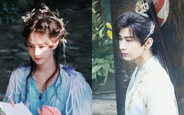 Mê mẩn với tạo hình cổ trang mới của Thành Nghị và 'chị gái Bạch Lộc'