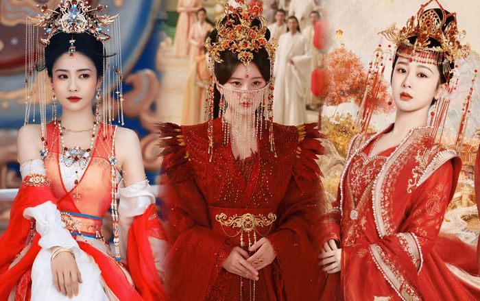 Tạo hình hỉ phục đỏ của Triệu Lộ Tư đẹp thế nào mà áp đảo Bạch Lộc – Dương Tử?