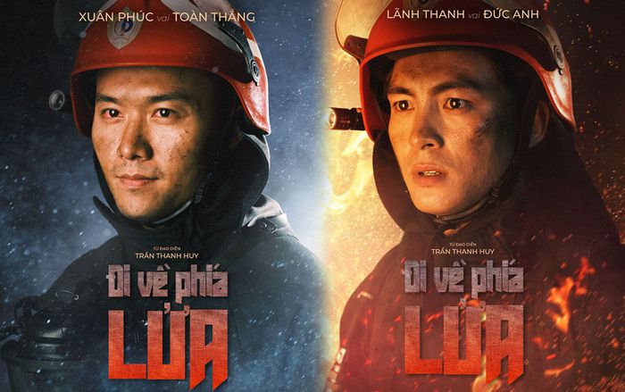 Hé lộ tạo hình lính cứu hỏa của Lãnh Thanh, Xuân Phúc trong Đi Về Phía Lửa