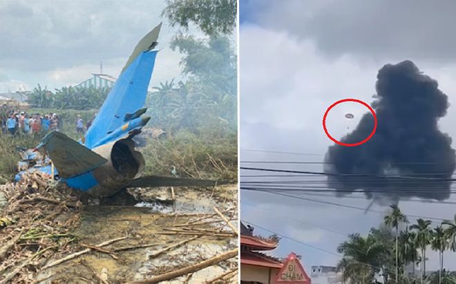 Vụ máy bay quân sự rơi ở Quảng Nam: Phi công nỗ lực lực đưa bay ra xa khu dân cư