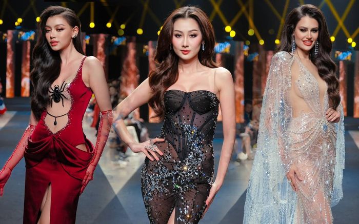 Hoa hậu Quế Anh và dàn thí sinh Miss Grand thi nhau 'hở bạo'