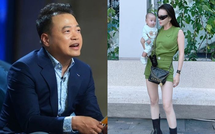 Phản ứng của Shark Bình khi ngắm Phương Oanh quyến rũ bế con trai dạo phố