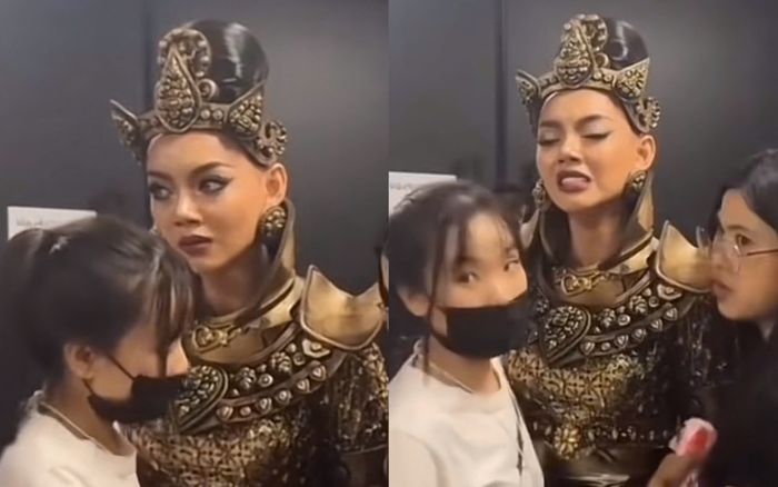 Đối thủ Quế Anh khóc lóc, 'nghiến răng nghiến lợi' gây hoang mang ở hậu trường Miss Grand