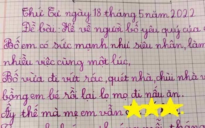 Bài văn tả về bố cực chân thực, đọc xong nhiều người thấy hình ảnh của mình ở đó