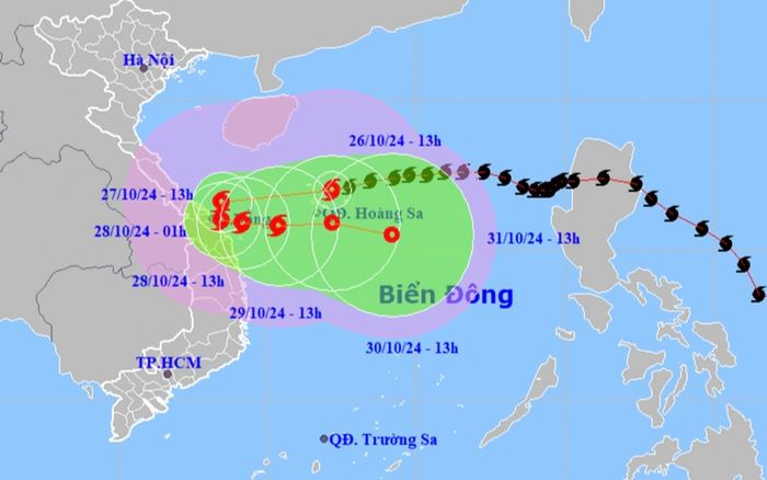 Cảnh báo khẩn cấp: Bão Trà Mi áp sát miền Trung, gió giật, mưa to kéo dài