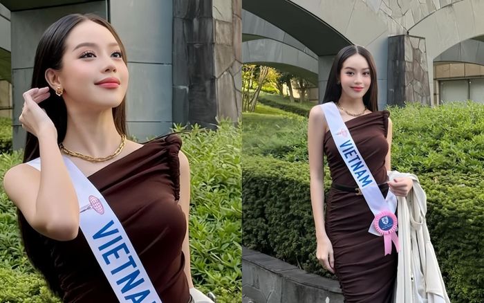 Hoa hậu Thanh Thủy đốn tim fan với visual trong veo tại Nhật Bản