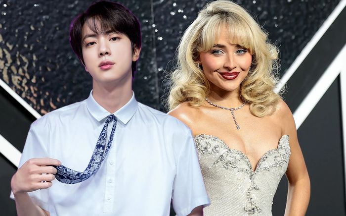 Sabrina Carpenter đăng ảnh Jin (BTS) lên trang cá nhân, căng mắt soi mới nhận ra