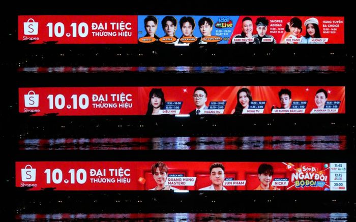 Dàn sao hot hội tụ trong chuỗi livestream hơn 24 tiếng của Shopee 10.10