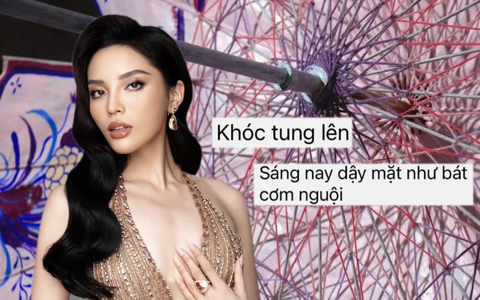 Kỳ Duyên khóc sưng mắt tại Miss Universe
