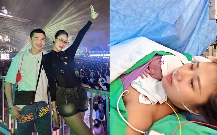 Quang Minh lần đầu cho con trai 'lên sóng', nhan sắc bạn gái trẻ sau sinh gây chú ý