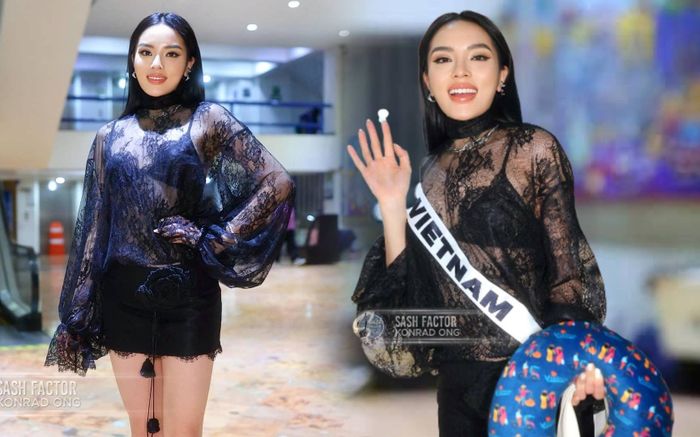 Outfit 'hở bạo', lộ nội y của Hoa hậu Kỳ Duyên tạo cơn sốt quốc tế nhưng gây tranh luận