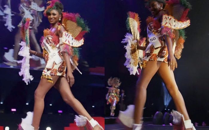 Hoa hậu đi chân trần trên sân khấu chung kết Miss International 2024