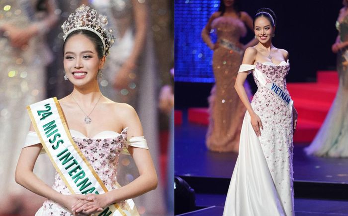 Chiếc váy của Thanh Thủy: Từ tranh cãi đến tỏa sáng ở thời khắc đăng quang Hoa hậu Quốc tế