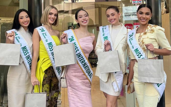 Nhan sắc Thanh Thủy 'đỉnh của chóp' trong ngày đầu tiên ở cương vị Hoa hậu Quốc tế 2024