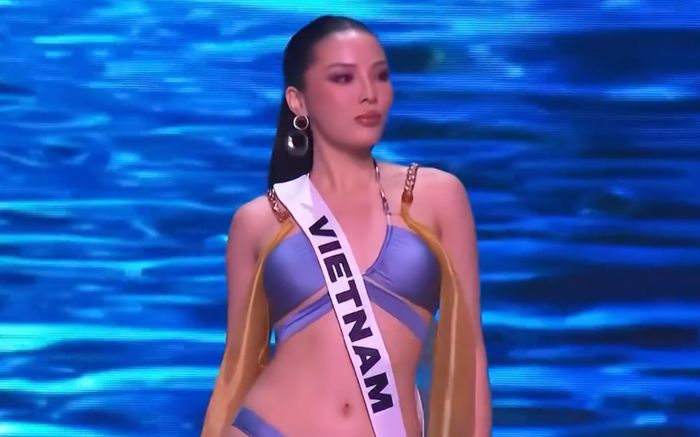 Hoa hậu Kỳ Duyên nóng bỏng tột độ tại phần thi bikini đêm bán kết Miss Universe