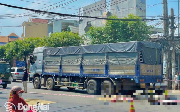 Thương tâm vụ việc bé trai 13 tuổi bị xe tải cán tử vong ở Đồng Nai