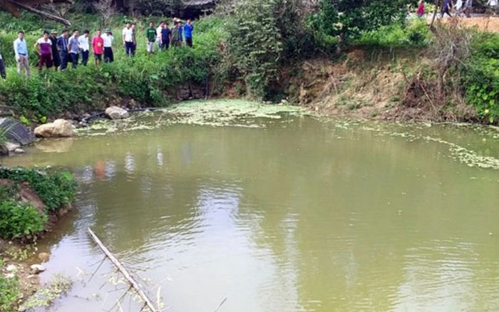 Hút cạn ao để bắt cá, người đàn ông phát hiện cảnh tượng ngỡ ngàng dưới đáy ao