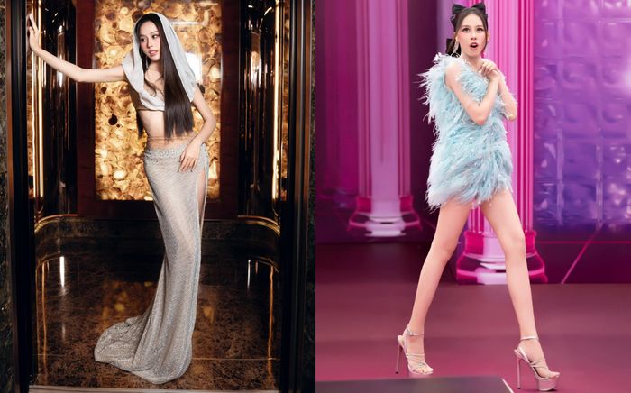 Ấn tượng đôi chân dài miên man của Á hậu Ngọc Hằng ở tập 1 Bước Nhảy Hoàn Vũ