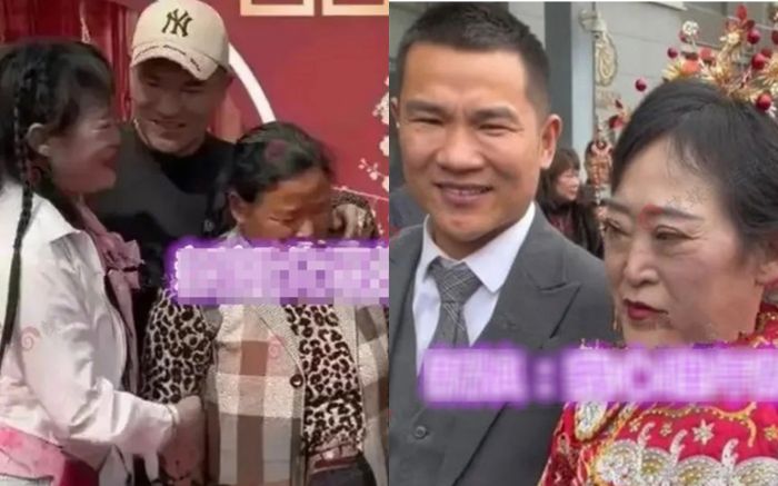 Chú rể 33 tuổi cưới vợ 68 tuổi, mẹ khóc nức nở trong ngày đón dâu