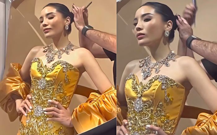 Hoa hậu Kỳ Duyên khoác trang phục đồng diễn, vị trí nào cho nàng hậu tại đêm chung kết?