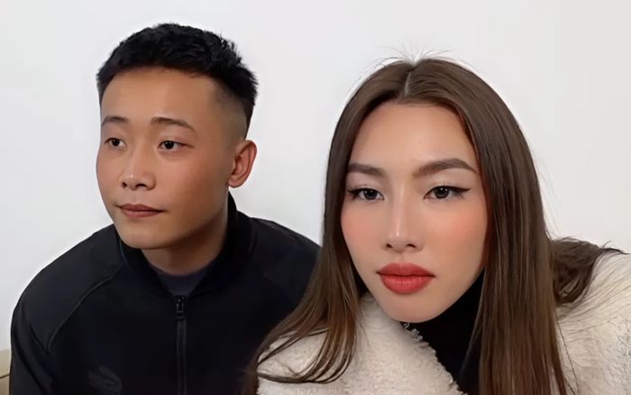 Clip Hoa hậu Thùy Tiên ôm Quang Linh Vlogs