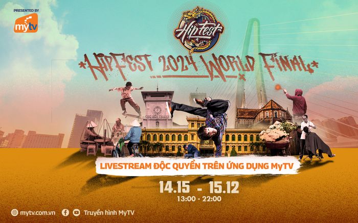 Hipfest 2024 - Lễ hội hiphop hàng đầu Đông Nam Á phát trực tiếp trên các nền tảng của MyTV