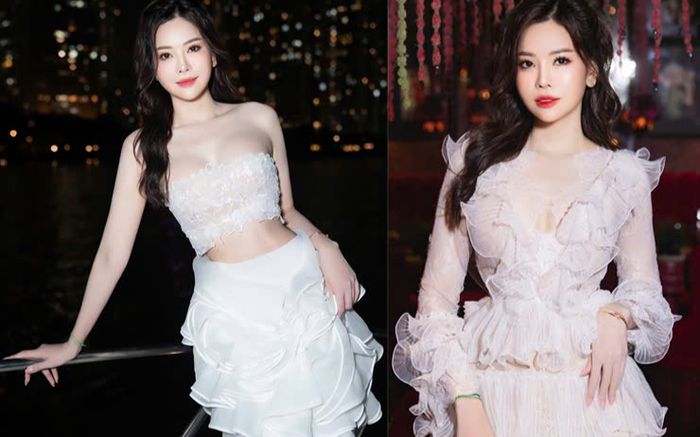 Gu thời trang gợi cảm của Đào Lan Phương con dâu tỷ phú Hoàng Kiều