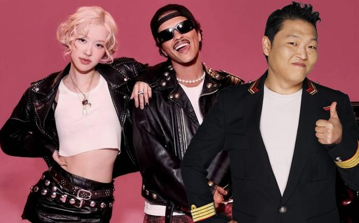 Bruno Mars giúp Rosé phá kỷ lục PSY