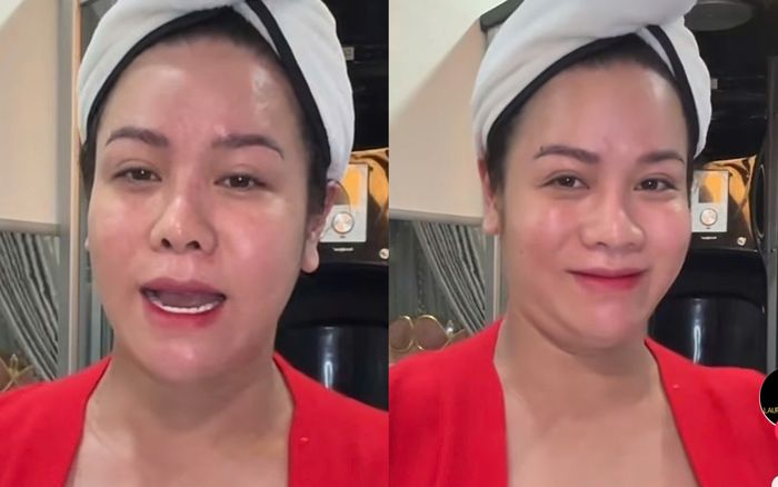 Mặt mộc gây chú ý của Nhật Kim Anh khi mang bầu tháng thứ 9