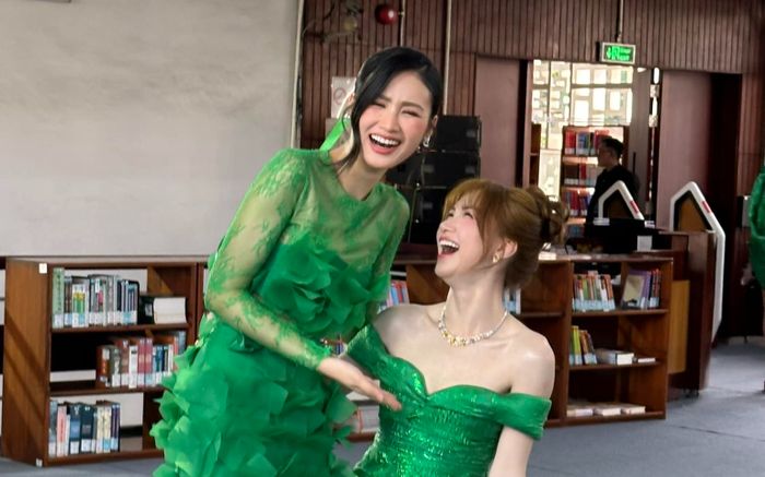 Hòa Minzy 'lọt thỏm' khi đọ dáng với Hoa hậu Ý Nhi