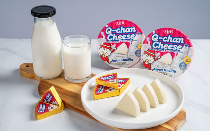 Rokko Butter Co., Ltd. (Q･B･B) ra mắt bao bì mới cho sản phẩm “Phô mai Q-chan”
