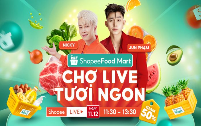 Hội chị em chăm chăm 'đi chợ số', khám phá ShopeeFood Mart 11.12 là hiểu ngay lý do