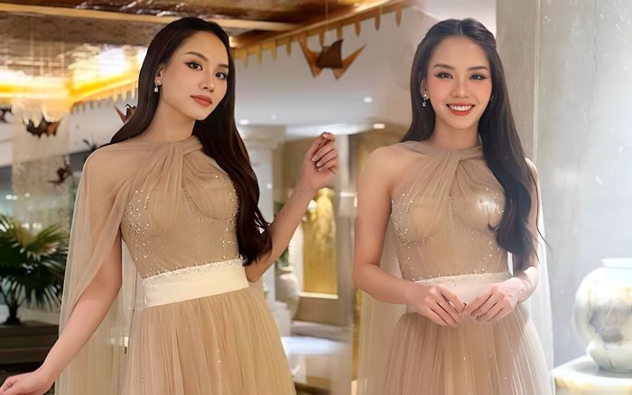 Ngày dự tiệc của Miss World, Mai Phương gây ấn tượng mạnh