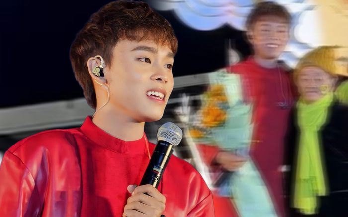 Xúc động khoảnh khắc cụ bà 85 tuổi vượt 70km đến ủng hộ Hồ Văn Cường