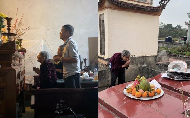 Cụ bà 103 tuổi vượt hơn 300km về giỗ mẹ, chỉ một câu nói khiến hàng triệu người rưng rưng