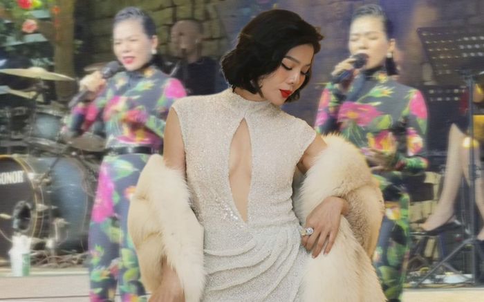 Lệ Quyên gây tranh cãi với trang phục đi hát như đồ bộ, dân tình lắc đầu ngao ngán