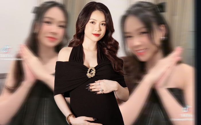 Sam 'vác bầu' bắt trend nhảy múa, nhan sắc cuối thai kỳ gây chú ý