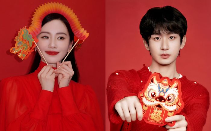 Dàn sao Hoa ngữ tung ảnh mừng năm mới: Thành Nghị - Dương Tử đẹp nhưng chưa đỉnh bằng 'trùm cuối'