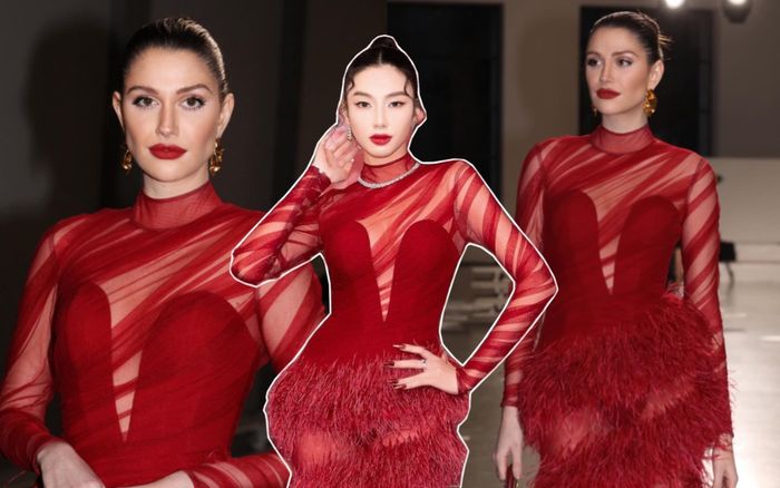 Hoa hậu đẹp nhất thế giới diện lại váy của Thùy Tiên