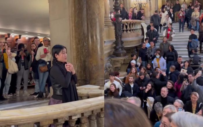 Nữ ca sĩ Việt Nam ngẫu hứng hát khi du lịch nước ngoài, hàng nghìn người vỗ tay tán thưởng