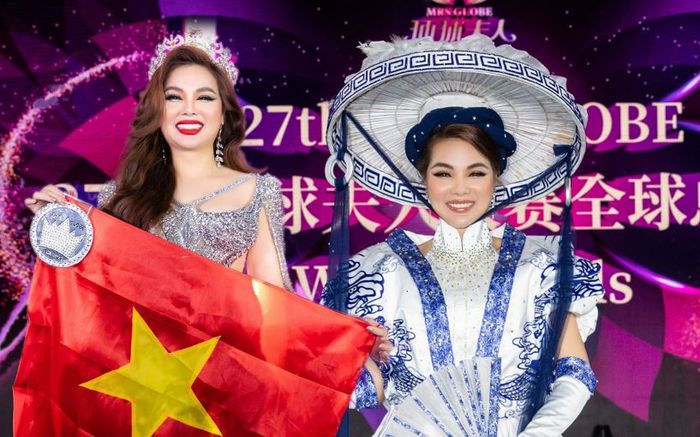 Đại diện Việt Nam giành giải Trang phục dân tộc đẹp nhất, lọt Top 10 Mrs Globe 2024