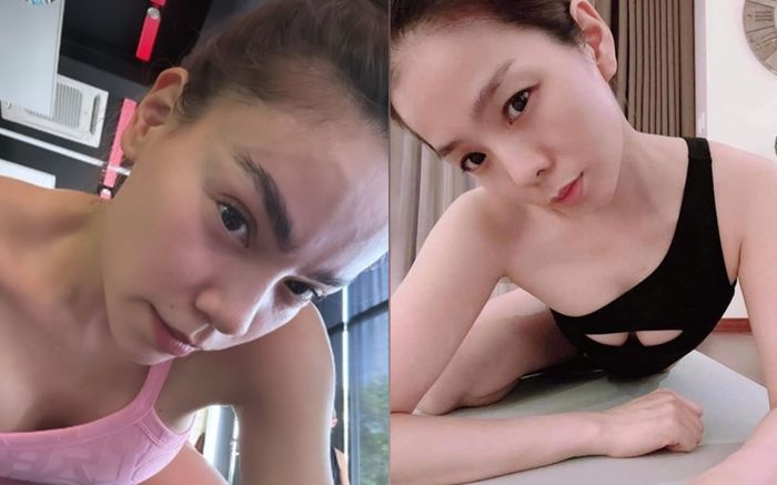 Hồ Ngọc Hà 'đụng' dáng tập yoga giống Lệ Quyên, dân tình đỏ mặt