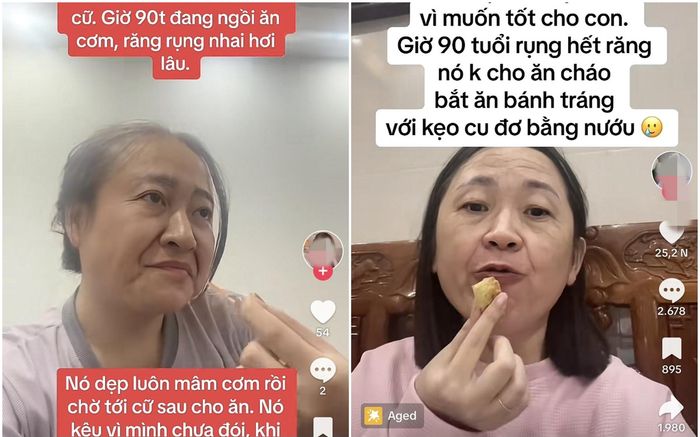 Đu trend 'con chăm bố mẹ theo cách bố mẹ từng chăm con', giới trẻ bỗng áp lực ngang