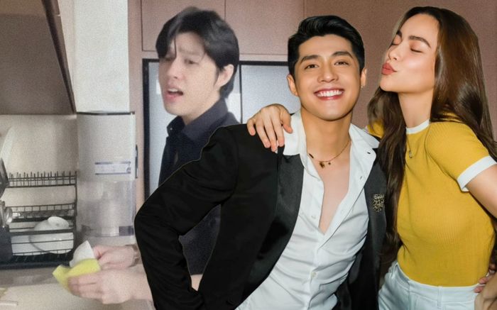 Noo Phước Thịnh vừa rửa bát vừa hát, Hồ Ngọc Hà liền để lại bình luận gây chú ý